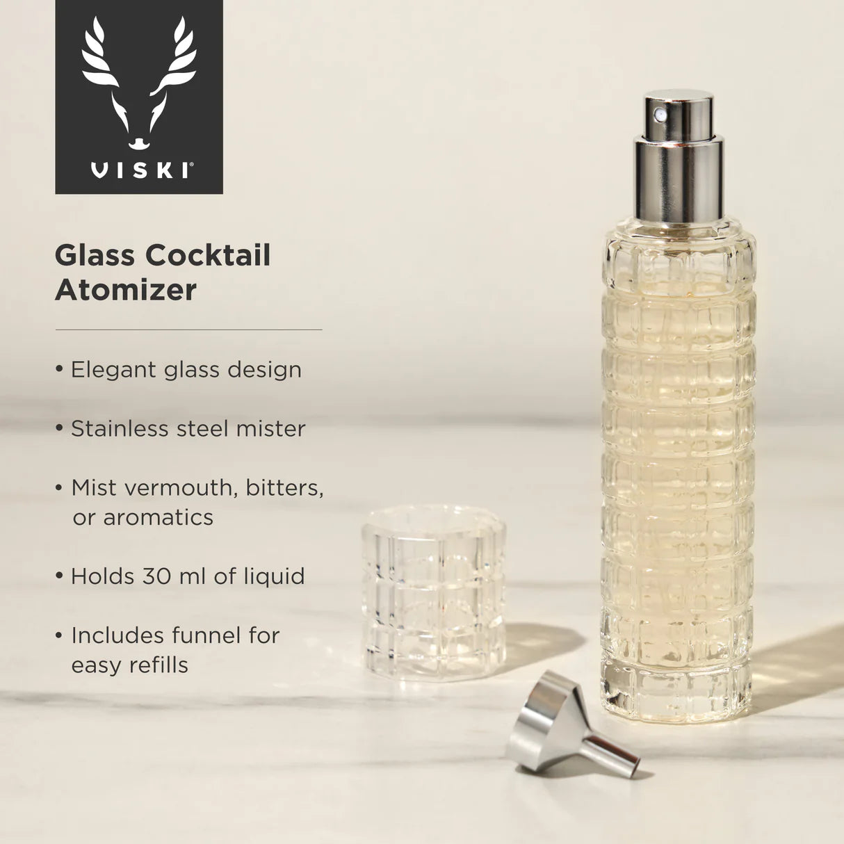 Glass Cocktail Atomizer