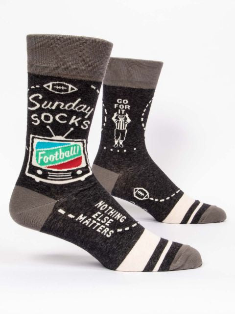 Blue Q Men's Socks Sunday