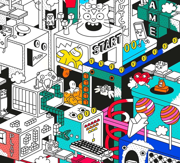 OMY Giant Poster 3D Game