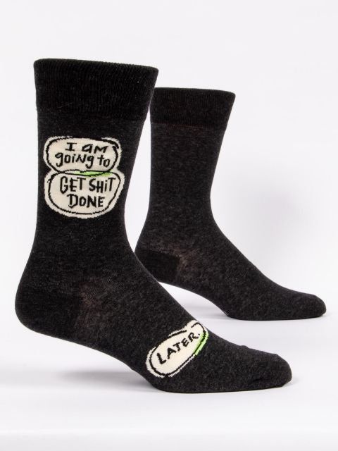 Blue Q Men's Socks Get Shit Done