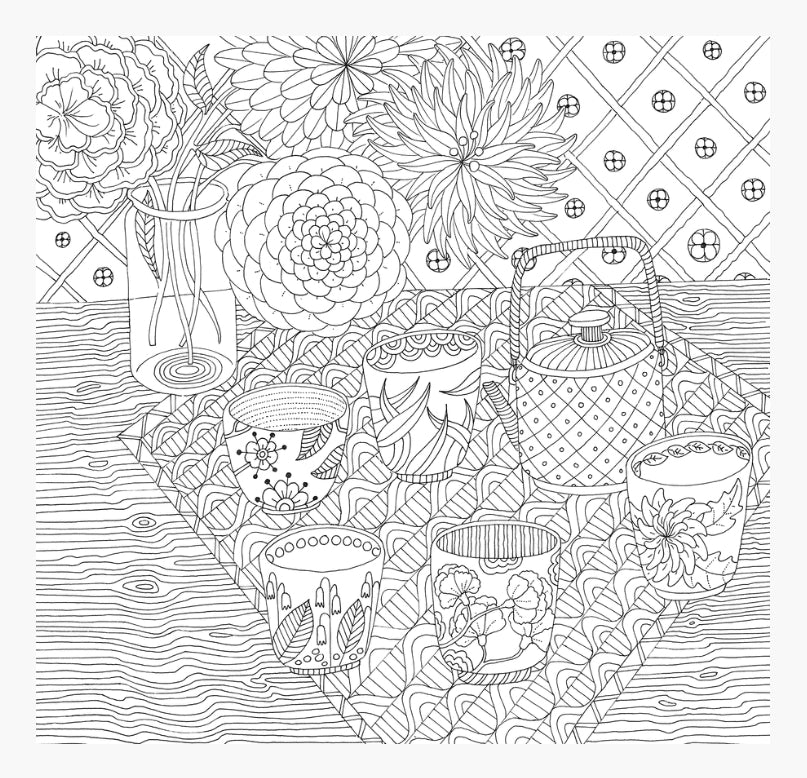 Zen Garden Colouring Book