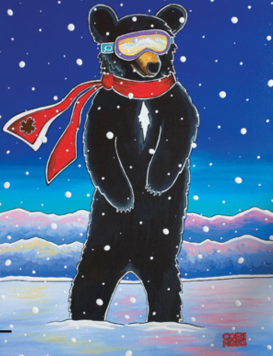 Cross Designs Art Card - Canada Eh!