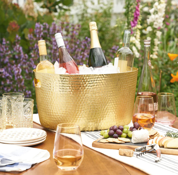 Twine Gold Hammered Tub