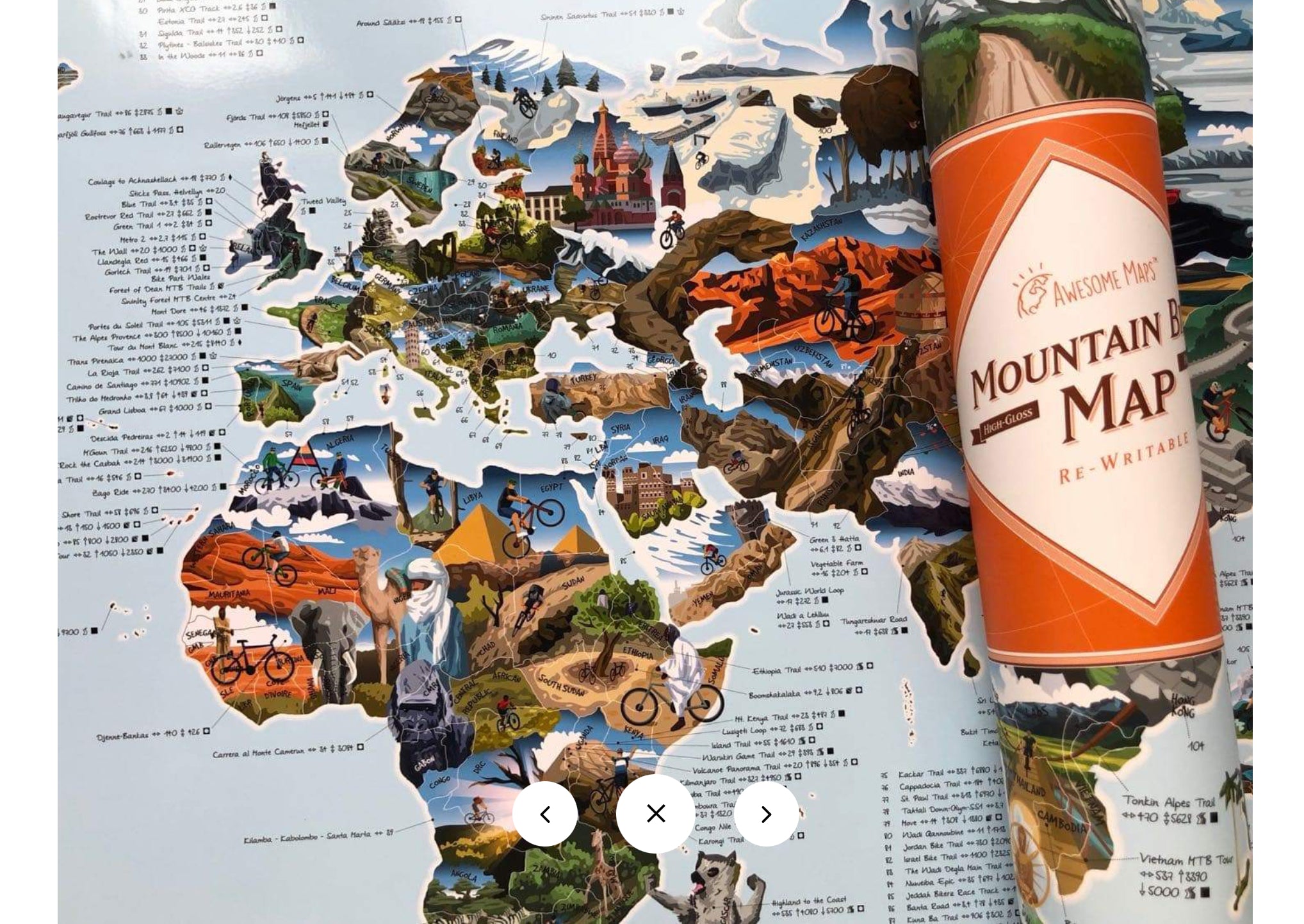 Awesome Maps Mountain Bike Map