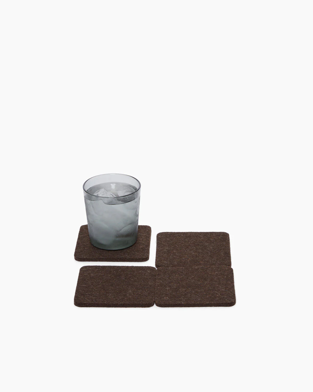 Graf Lantz Coaster Square Chocolate