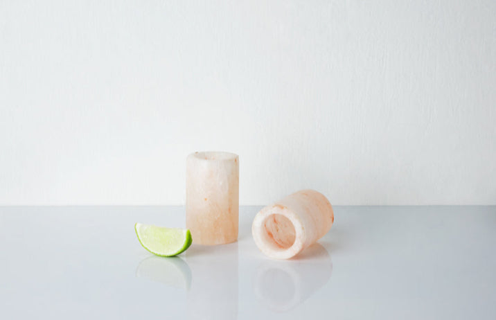 Viski Himalayan Salt Shot Glasses