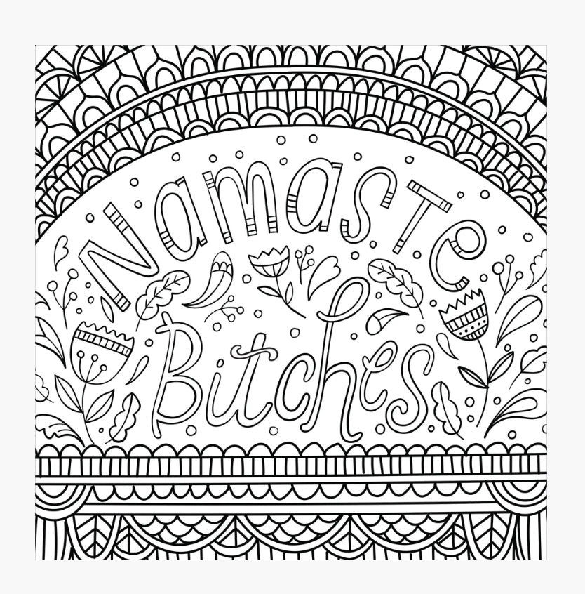 Inner F*cking Peace Colouring Book