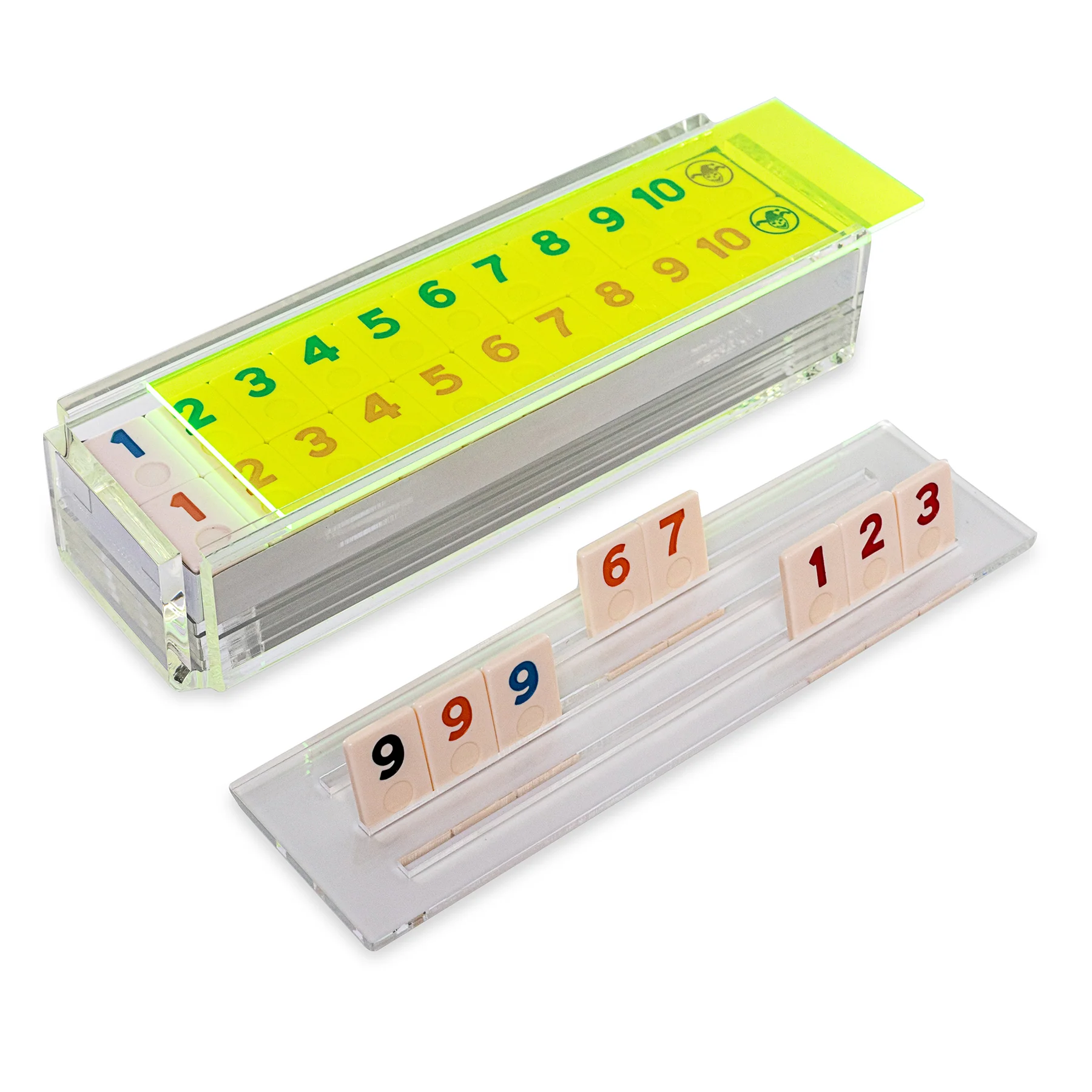 Luxe Dominoes El Rumi Neon Green