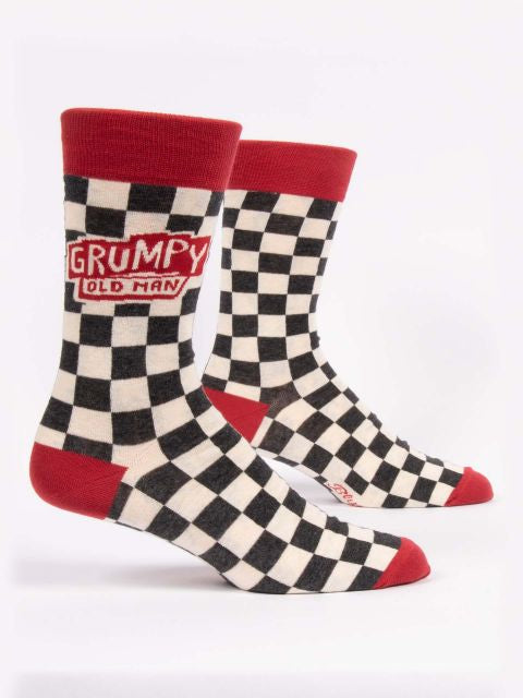 Blue Q Men's Socks Grumpy Old Man
