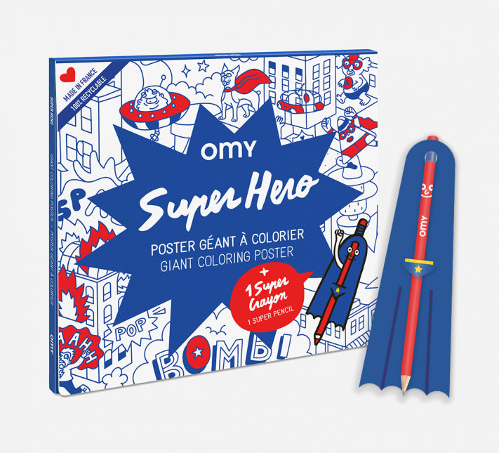 OMY Giant Poster Giant CoSuper Hero