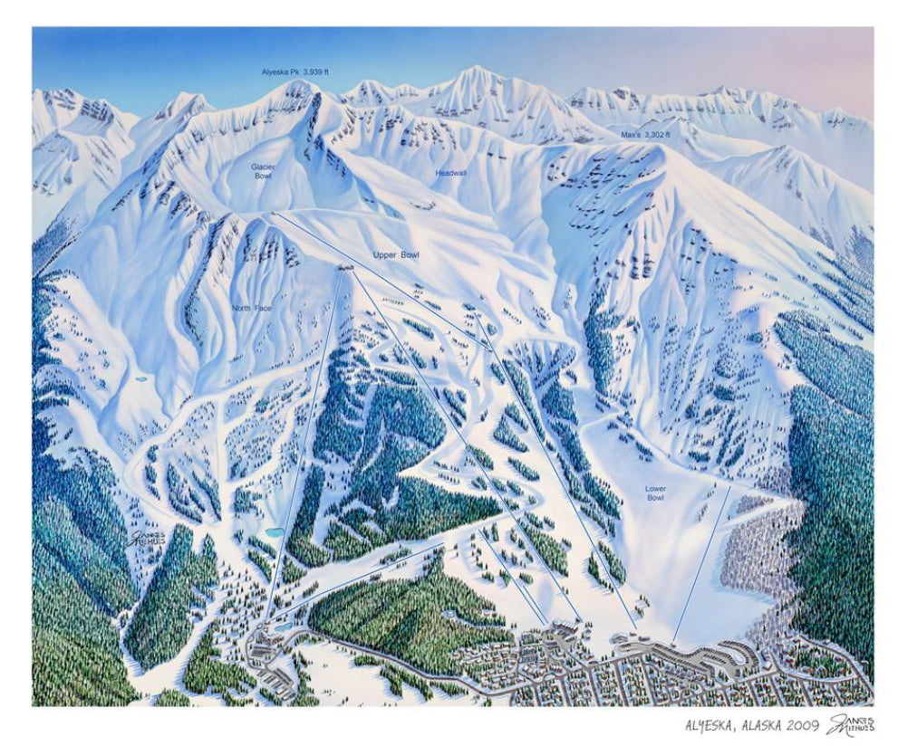 Man Behind The Maps: Legendary Ski Artist James Niehues