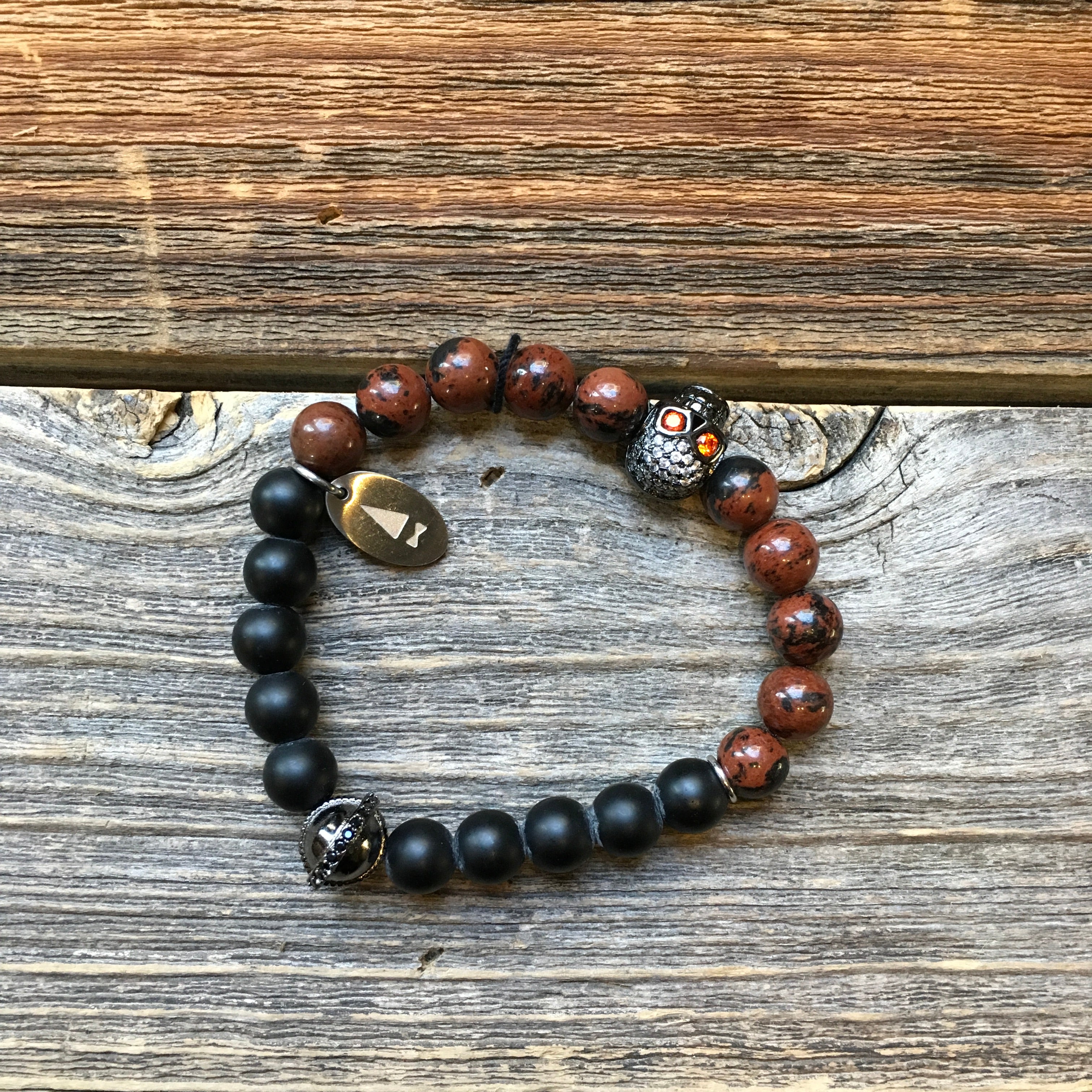 Gnome & Bow Helmskull Bracelet
