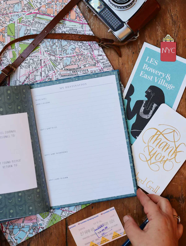 Write To Me My Travel Journal - Blue