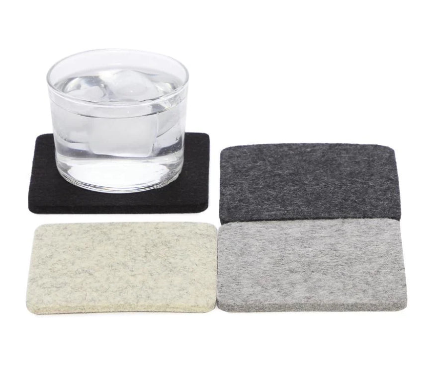 Graf Lantz Coaster Square 4 Pack Noir