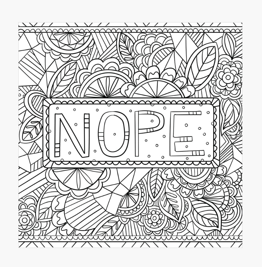 Inner F*cking Peace Colouring Book