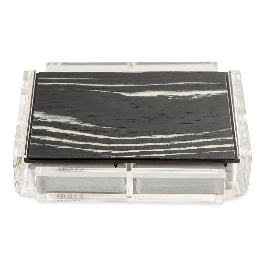 Luxe Dominoes La Pinta Exotic Wood Black