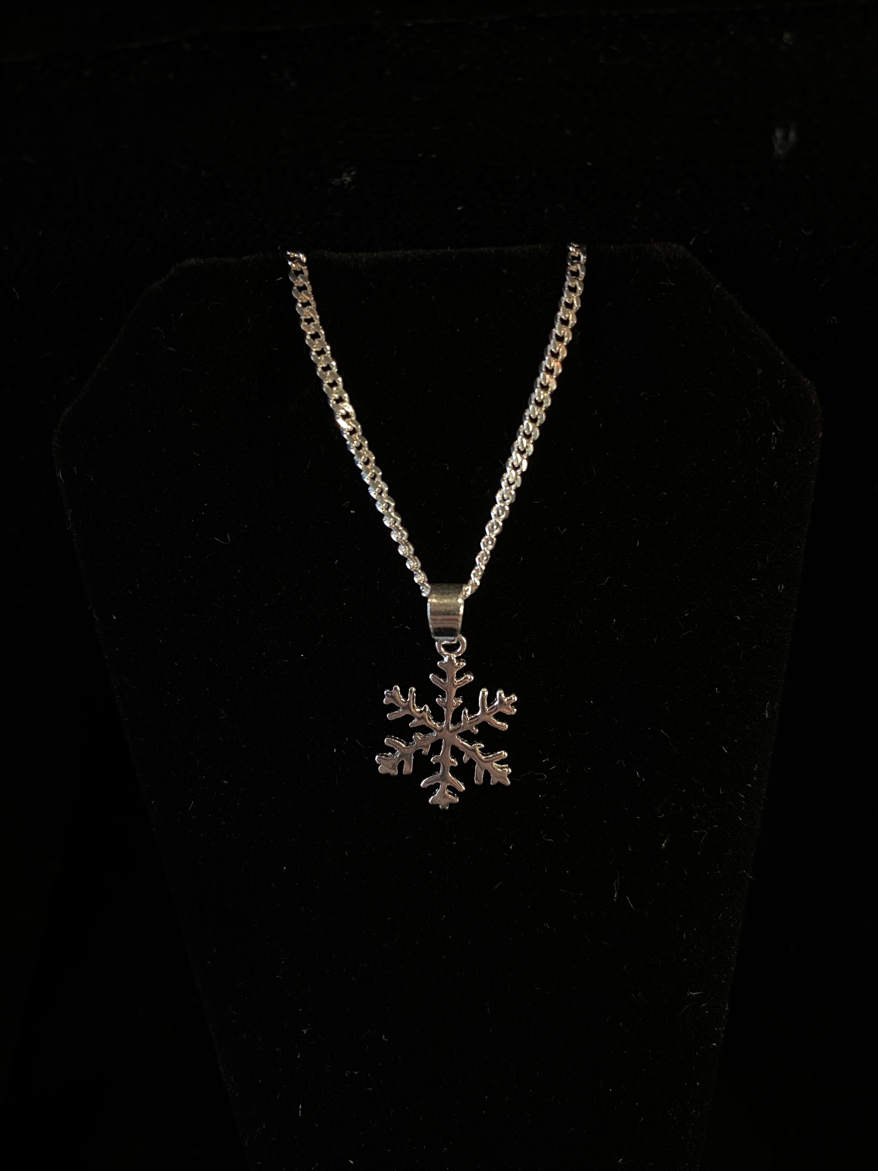 Bam SS Snowflake  Pendant  0198