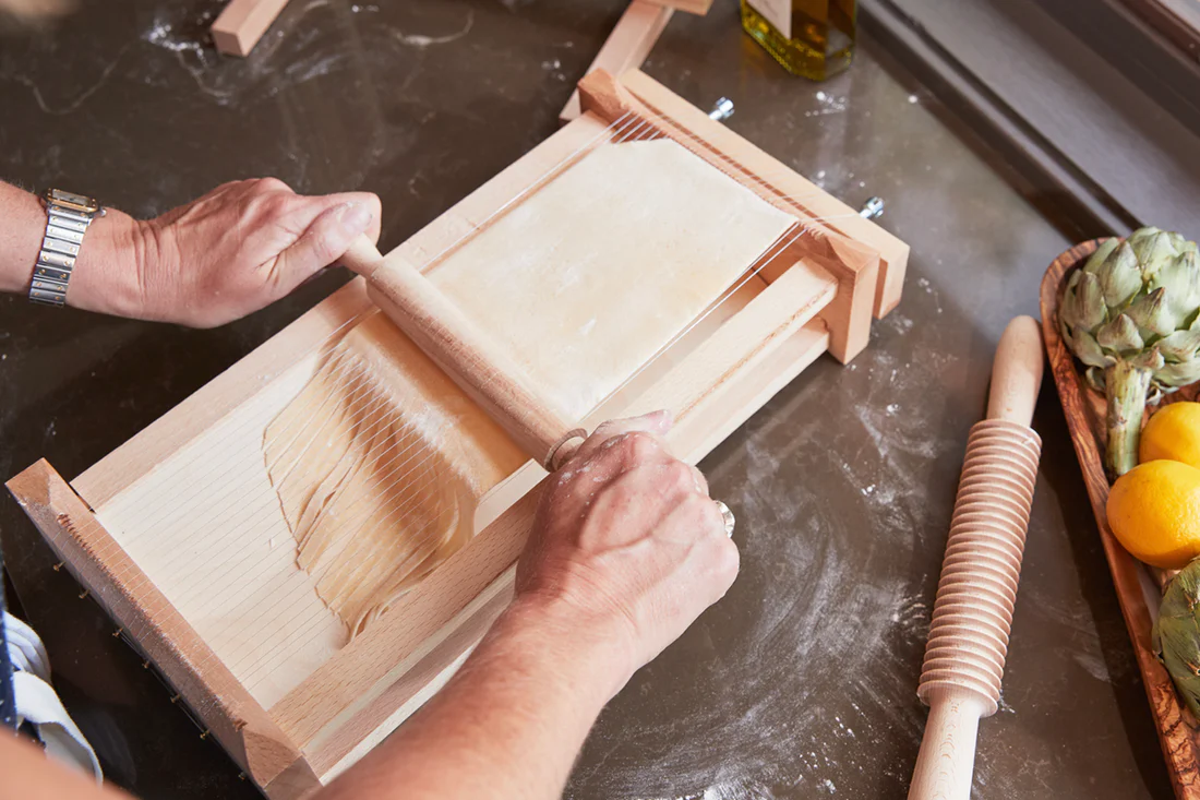 Verve Italian Pasta Chitarra with Rolling Pin