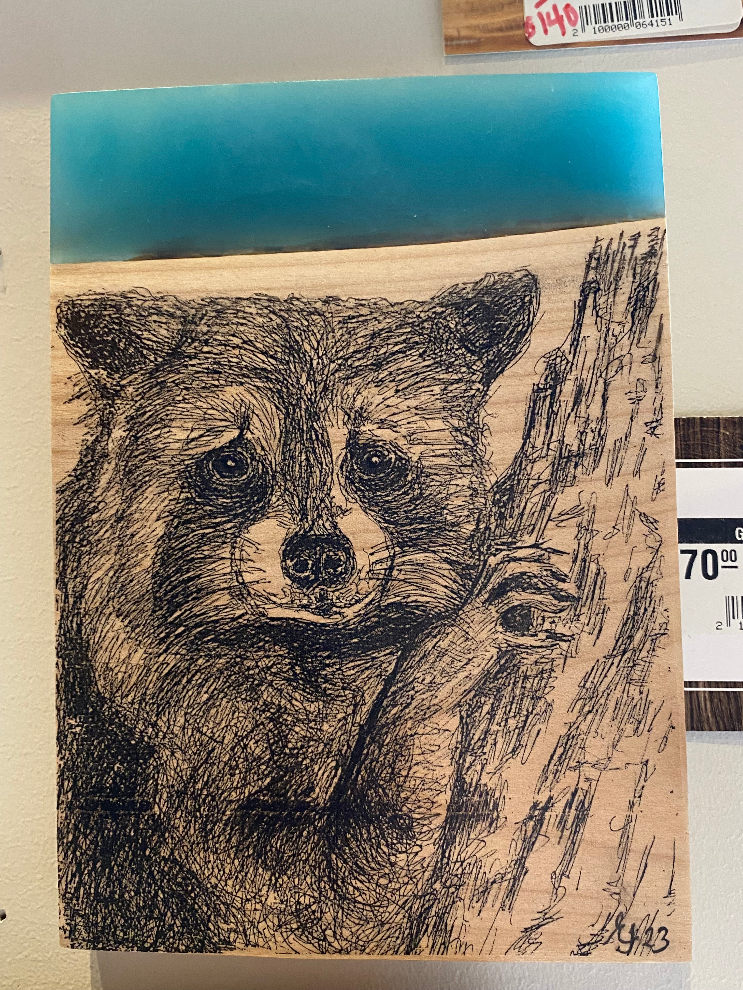 Machi Mela Sad Raccon Epoxy