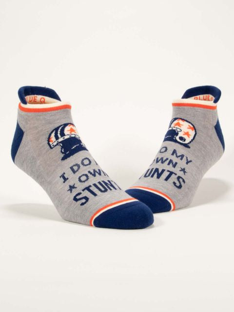 Blue Q Sneaker Socks L/XL My Own Stunts