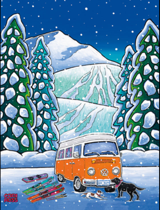 Cross Designs Art Card - Road Trip