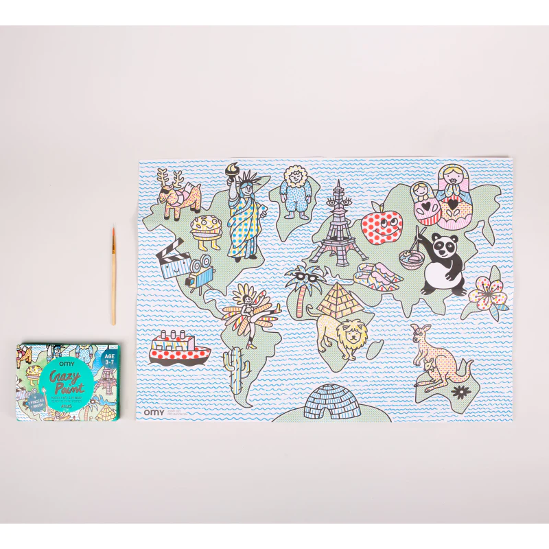 OMY Crazy Paint Atlas
