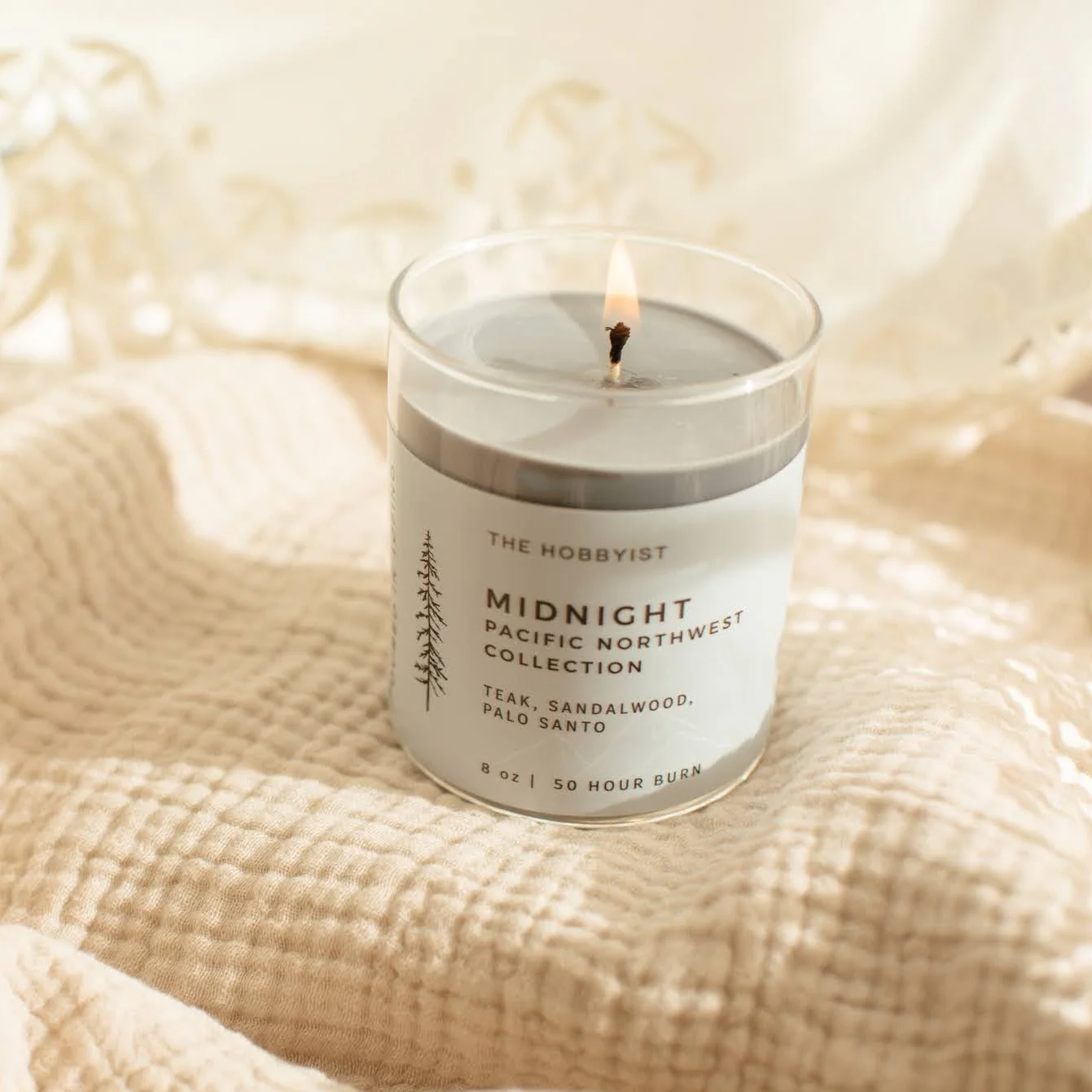 Hobbyist Candle Midnight PNW 8oz
