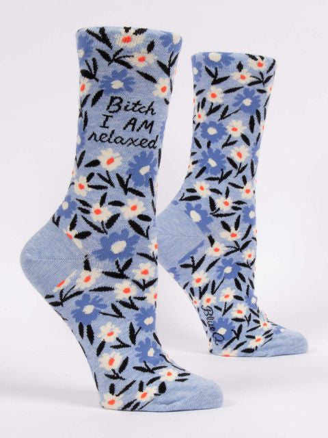 Blue Q Women’s Socks Bitch I Am Relaxed