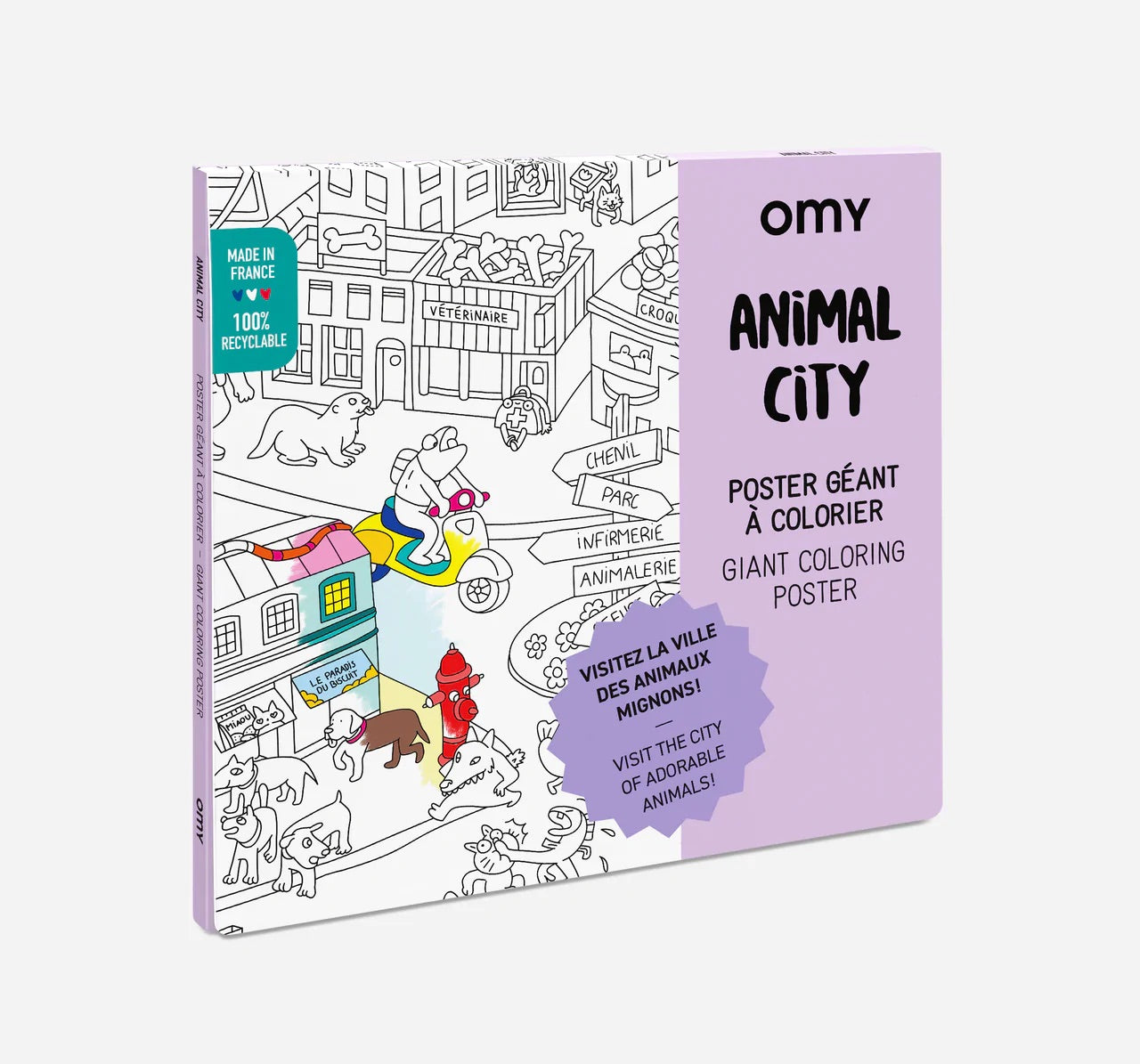 OMY Giant Poster Animal City
