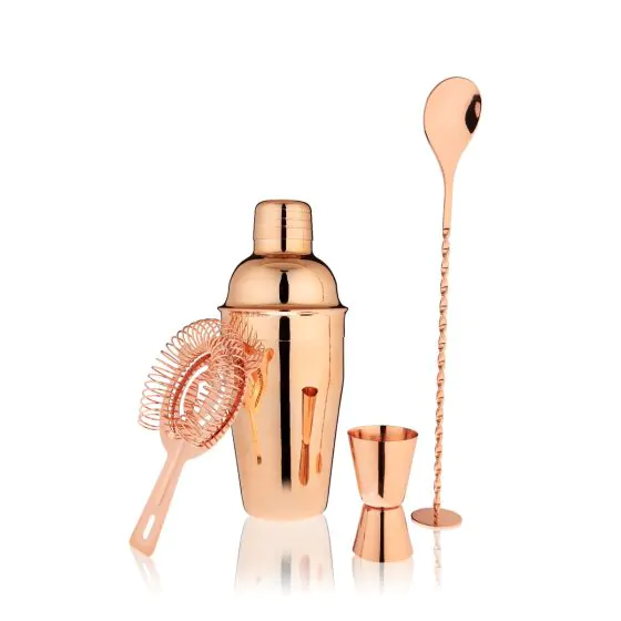 True Barware Set Copper