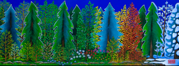 Cross Designs 11 x 14 Print - Four Seasons