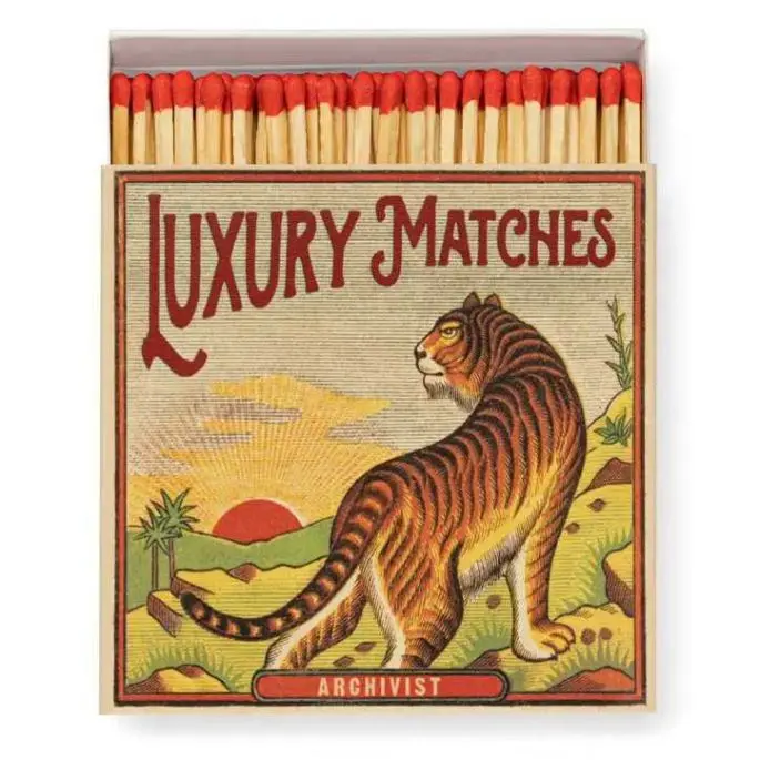 Archivist Safety Matches Tiger