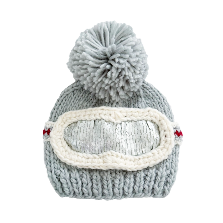 BB Hill Ski Goggle Beannie Grey XS