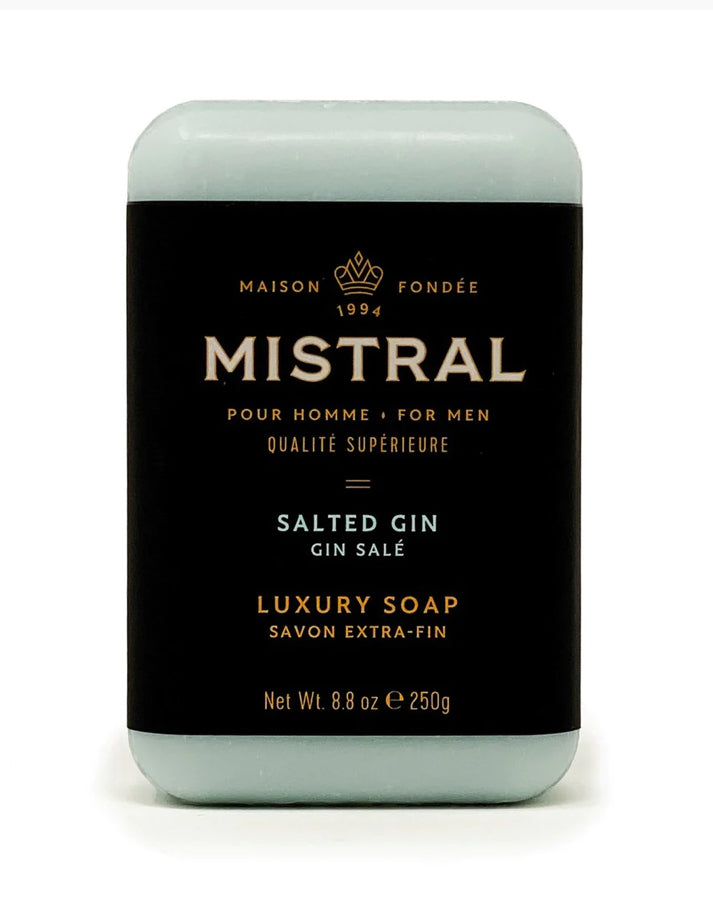 Mistral Bar Soap 250g Men's Salted Gin