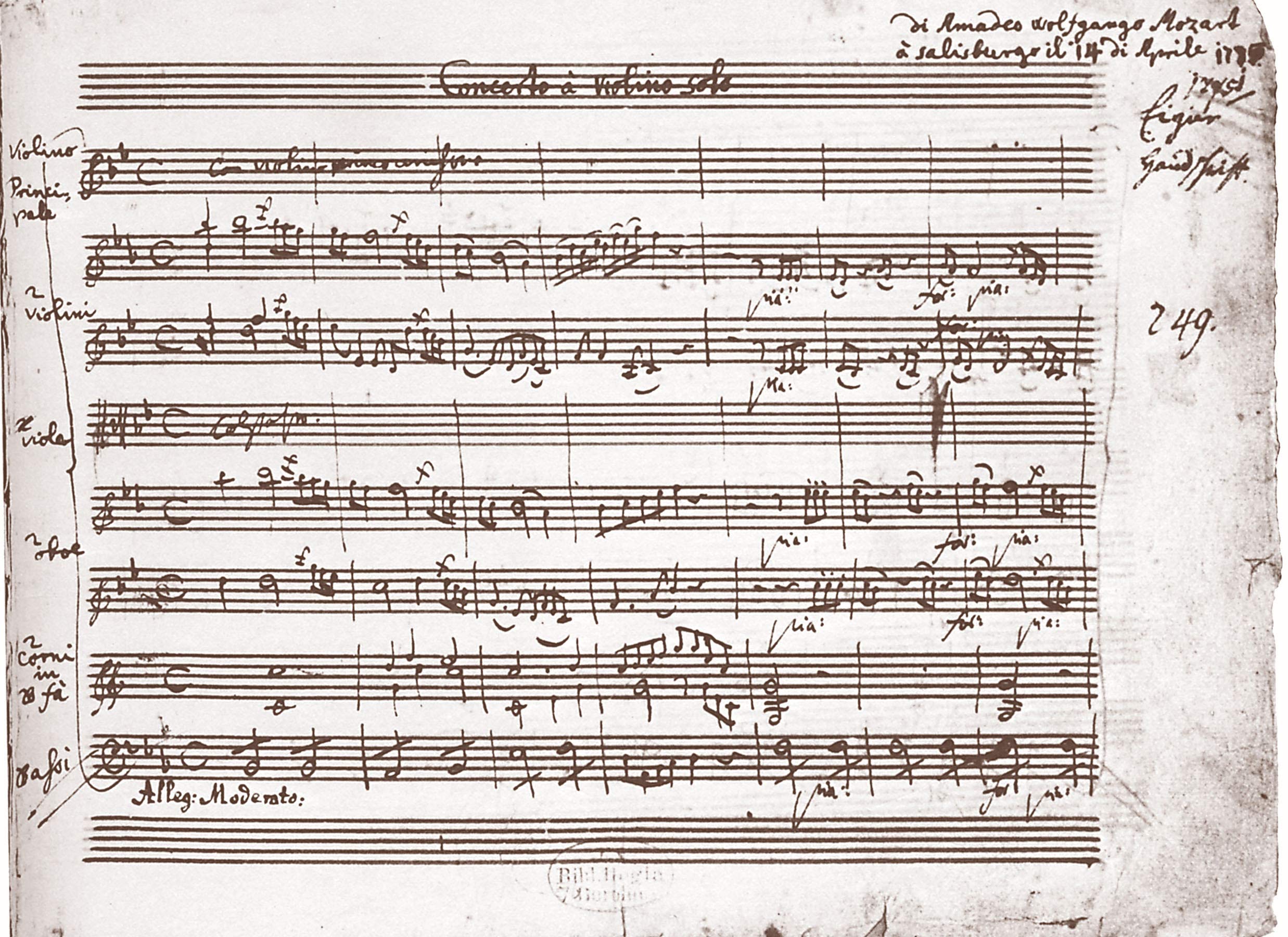 Mozart: Mozart's Violon Concerti
