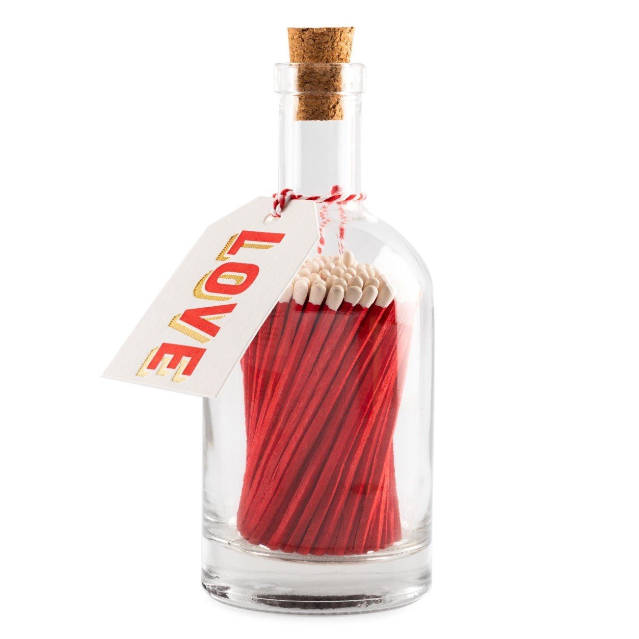 Archivist Safety Matches LOVE Bottle
