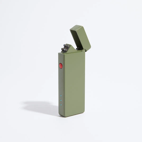 USB Lighter Company - Slim double Arc Lighter Olive Green
