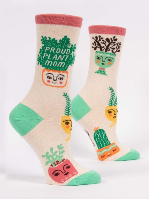 Blue Q Women's Socks Plant Mom