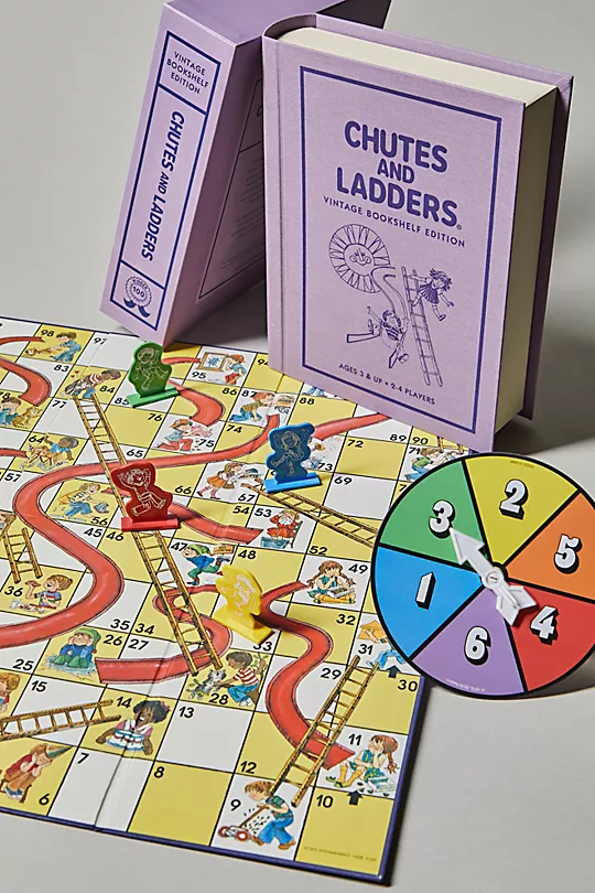 Vintage Bookshelf Edition - Chutes & Ladders