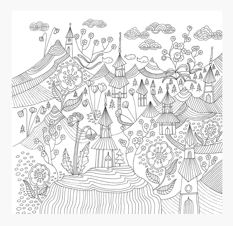 Zen Garden Colouring Book