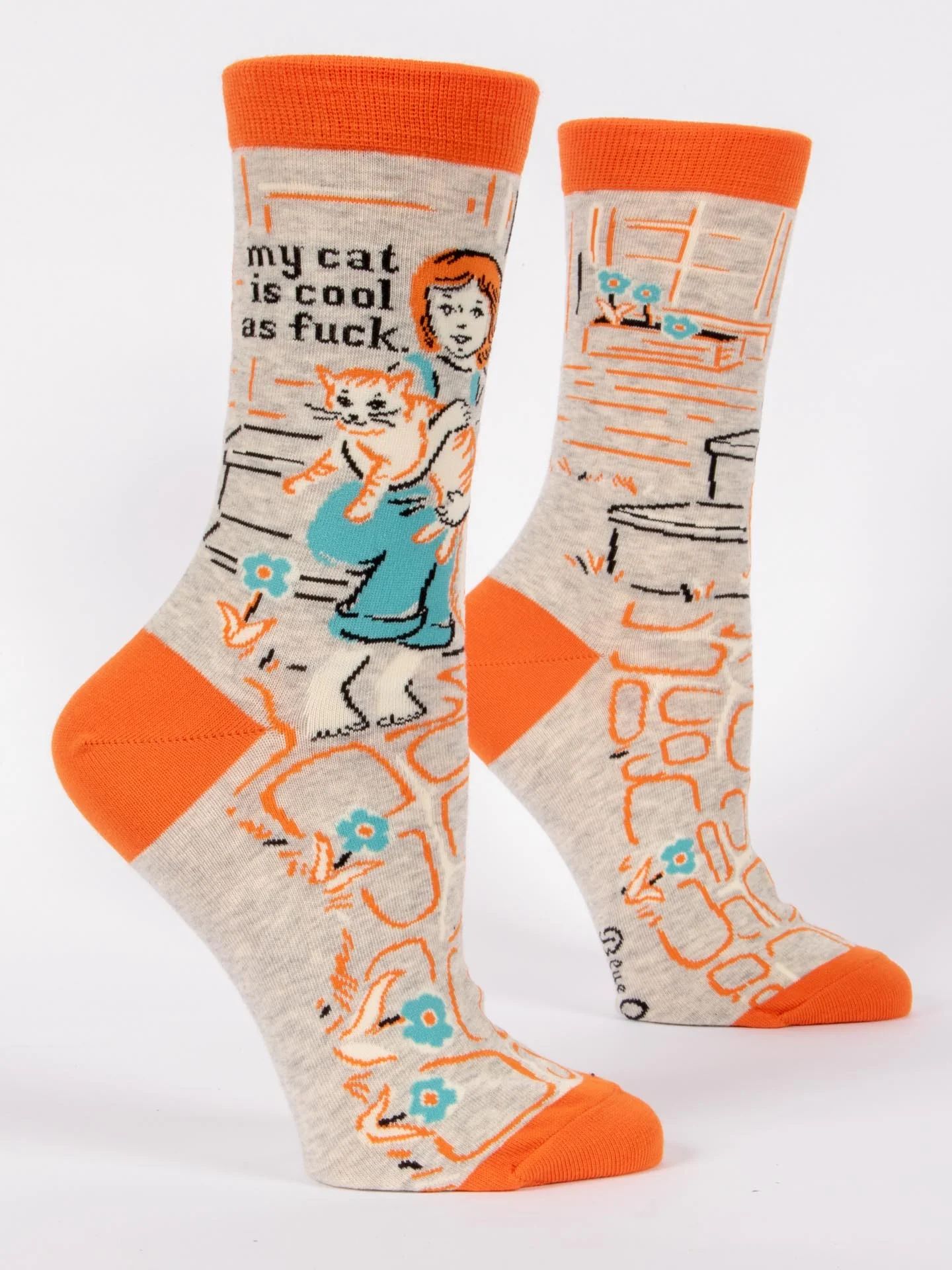 Blue Q Women's Socks My Cat is Cool