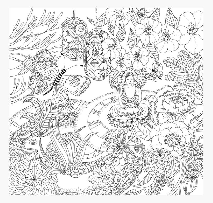 Zen Garden Colouring Book