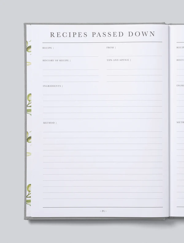 Write To Me Recipes Passed Down Stone