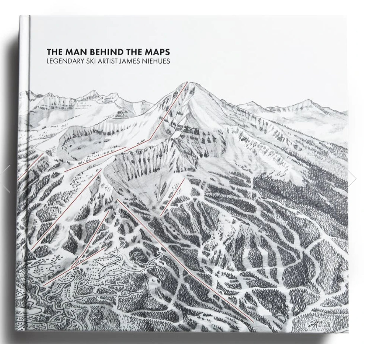 James Niehues hand-painted more than 200 ski resort trail maps before retiring. 
