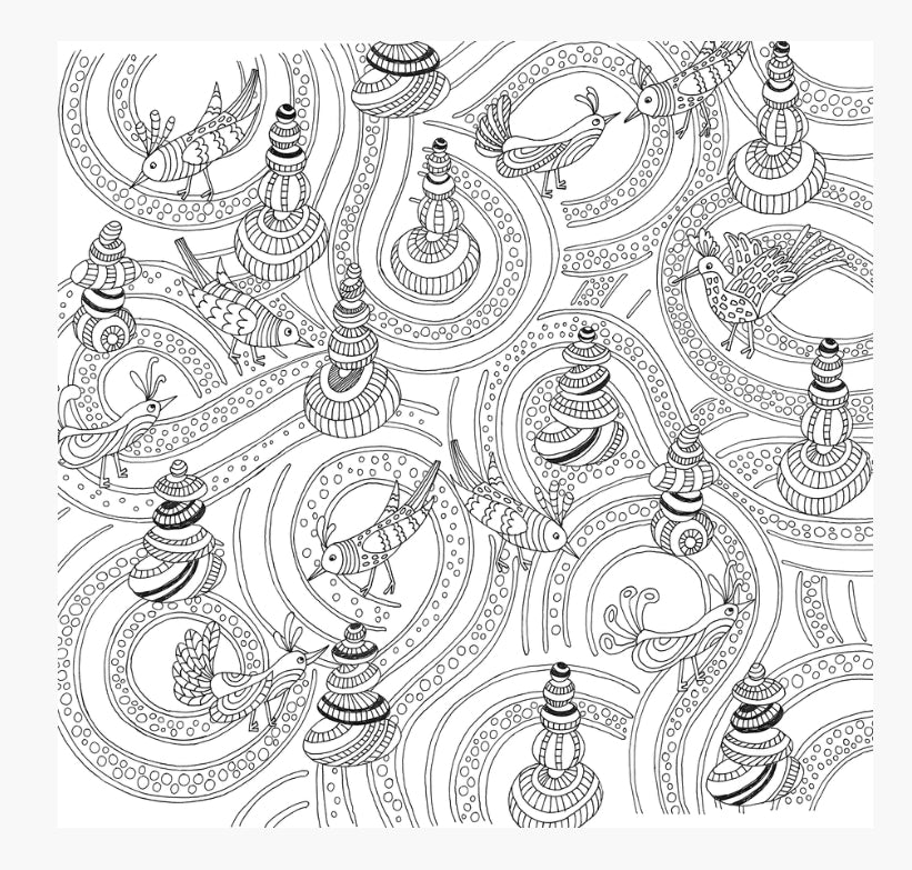 Zen Garden Colouring Book