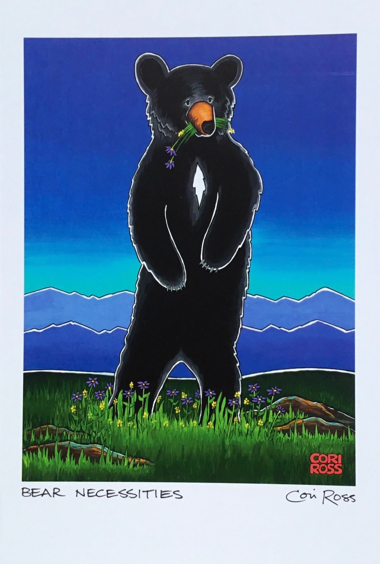 Cross Designs Art Card - Bear Necessities
