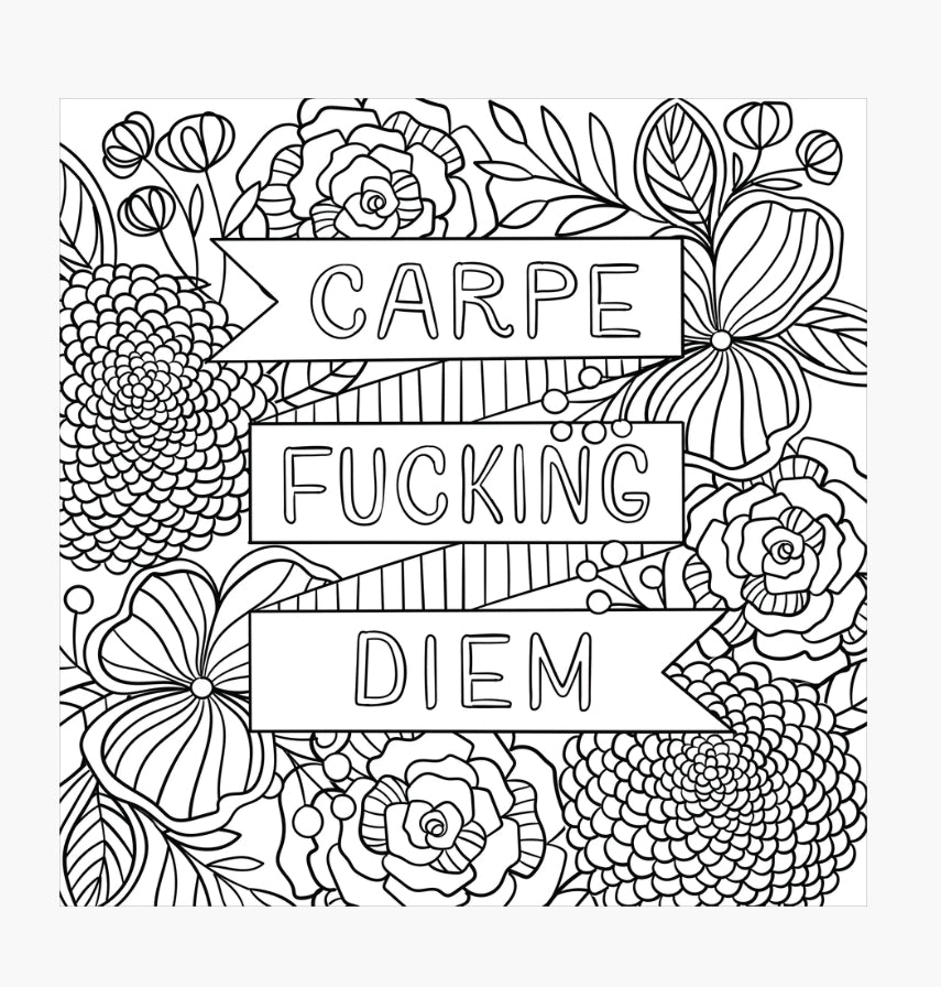 Inner F*cking Peace Colouring Book