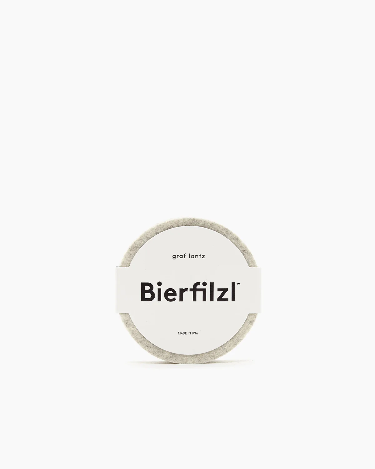 Graf Lantz Coaster Round Heather White