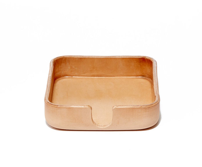 Graf Lantz Kobon Square 4" Natural Leather