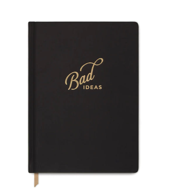 Designworks: "Bad Ideas" Blk Note Book
